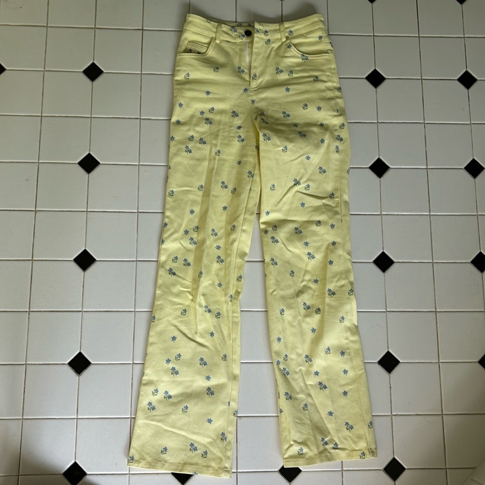 princess polly floral printed jeans